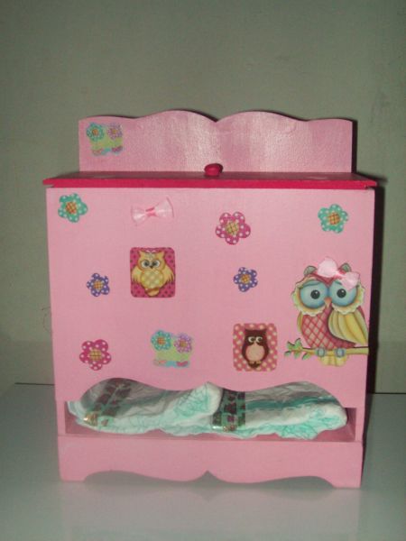 Porta Fraldas em MDF