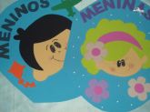 Painel menino e menina